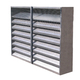 Acoustic Louvres Made in Galvanised Steel.